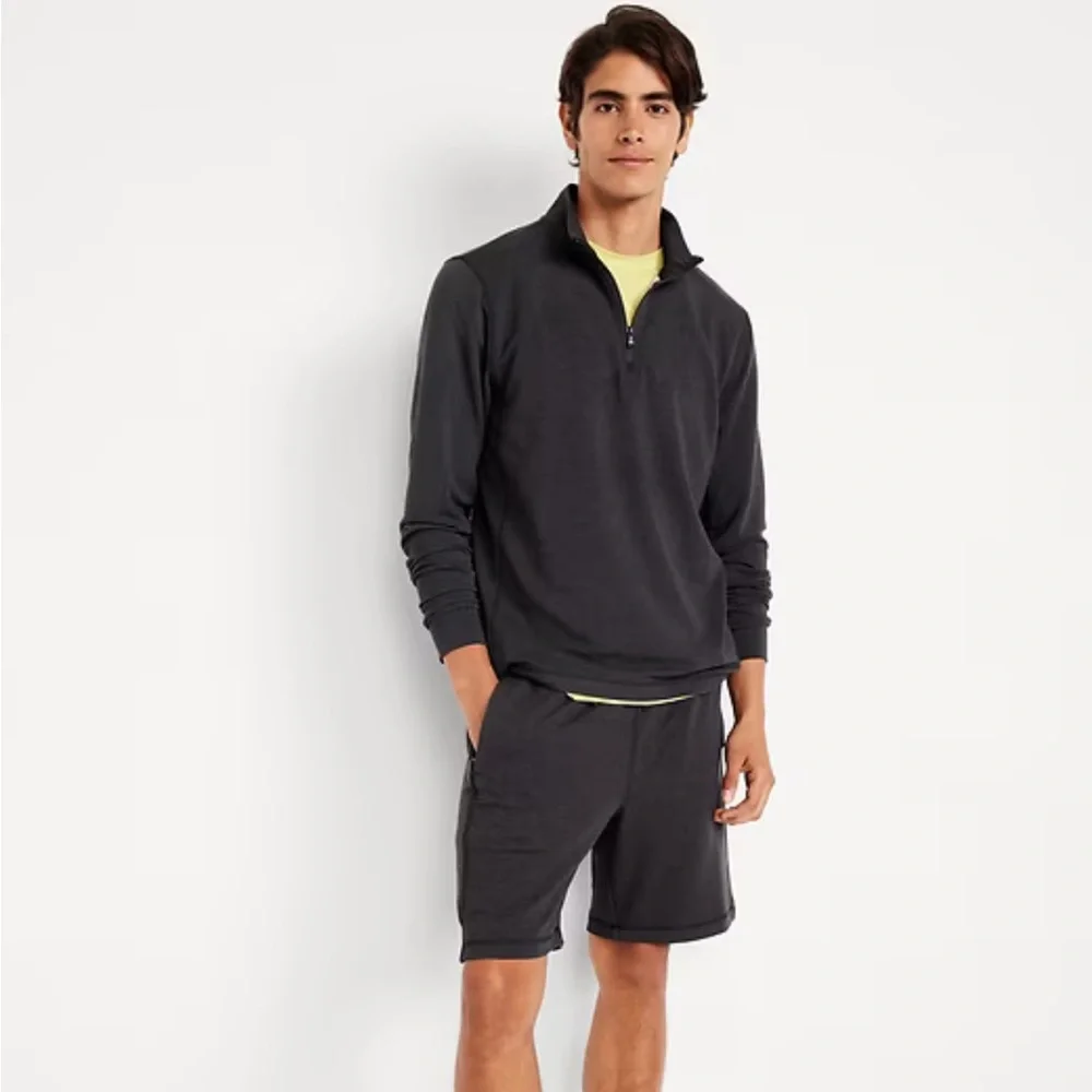GAP Men’s Quarter Zip Pullover Sweater Charcoal Gray XL Long Sleeve Casual